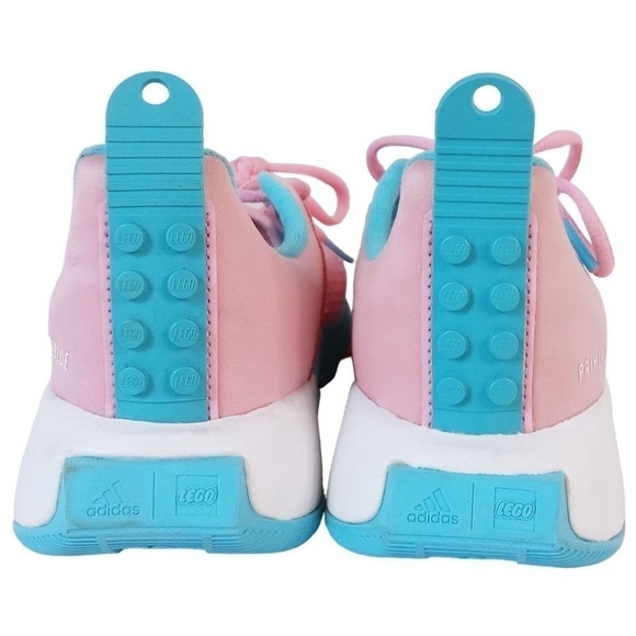ADIDAS X LEGO® SPORT 7.5 Women's GY2611 Pink, white blue sneakers - Picture 6 of 7